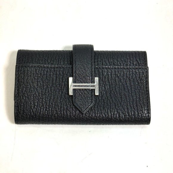 HERMES HHardware key Bearn 4-Ring Key Case Chevre Misol Black/SilverHardware - Picture 3 of 11